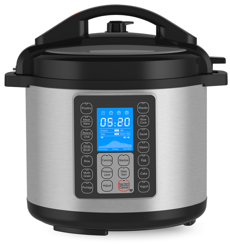 GT601-M09 LCD mode one touch 16  program settings Poultry, Meat, Beans/chili, rice, porridge, slow cook,Electric Pressure Cooker