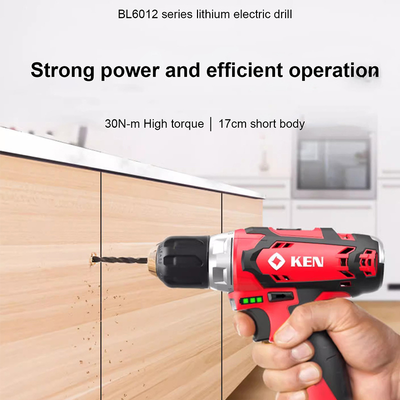 KEN BL6012C 12V power drills electric screwdriver cordless drill  Power Tools battery  rechargeable drill