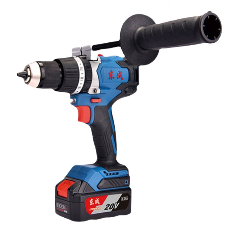 Dongcheng 20V brushless electric drill 120N.m Max. Torque wood drill cordless percussion drill