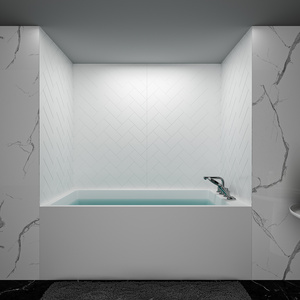 Solid surface decorative stone shower waterproof bathroom wall panels