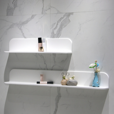 Solid surface shelf resin stone bathroom corner shelf/decorative corner shower shelf/Corner wall shelf