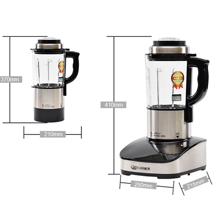 Blender heavy duty stainless steel with pedestal large screen custom logo black blender