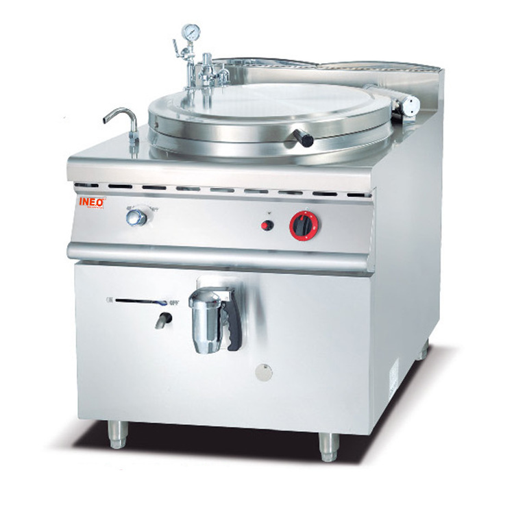 Hotel Restaurant Kitchen Commercial Industrial Stainless Steel Cooking Equipment 100L Electric Soup Steam Kettle