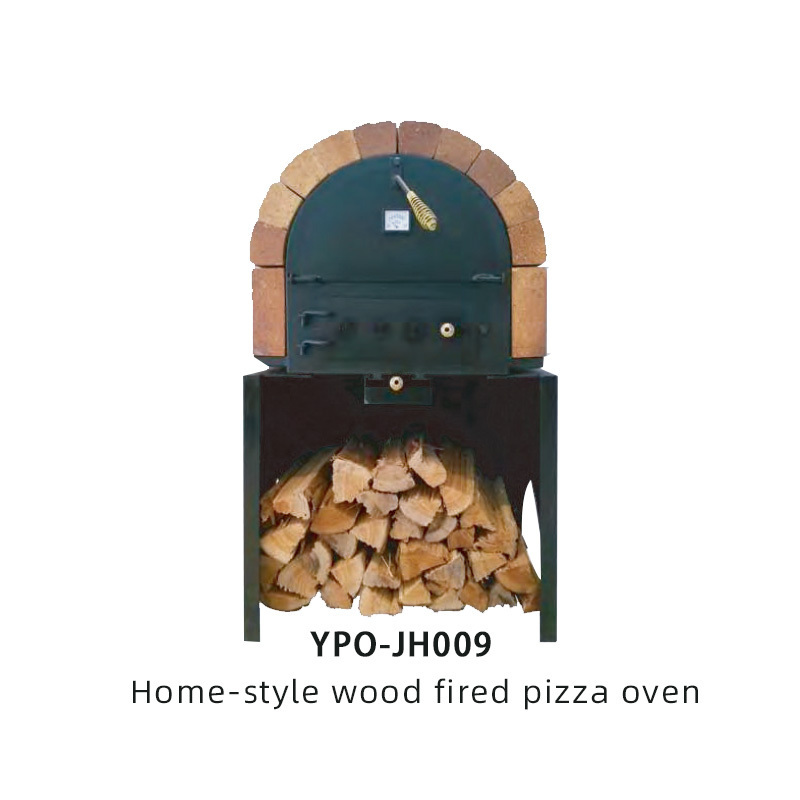 Commercial Outdoor Stainless Steel Freestanding Middle Charcoal Wood Fired Pizza Oven