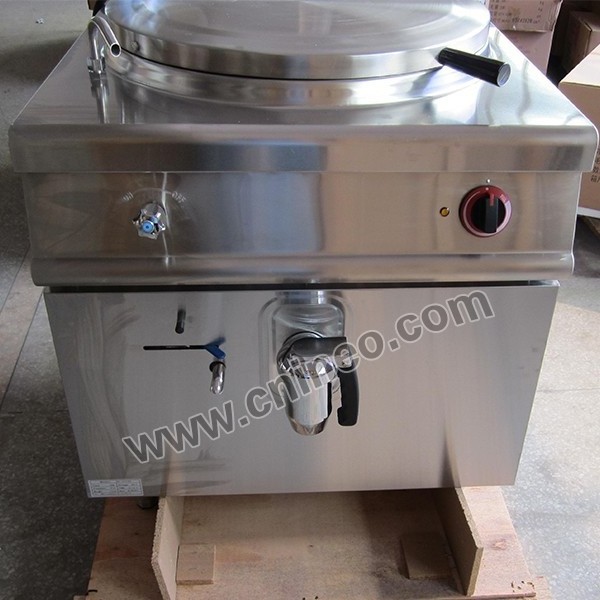 Hotel Restaurant Kitchen Commercial Industrial Stainless Steel Cooking Equipment 100L Electric Soup Steam Kettle