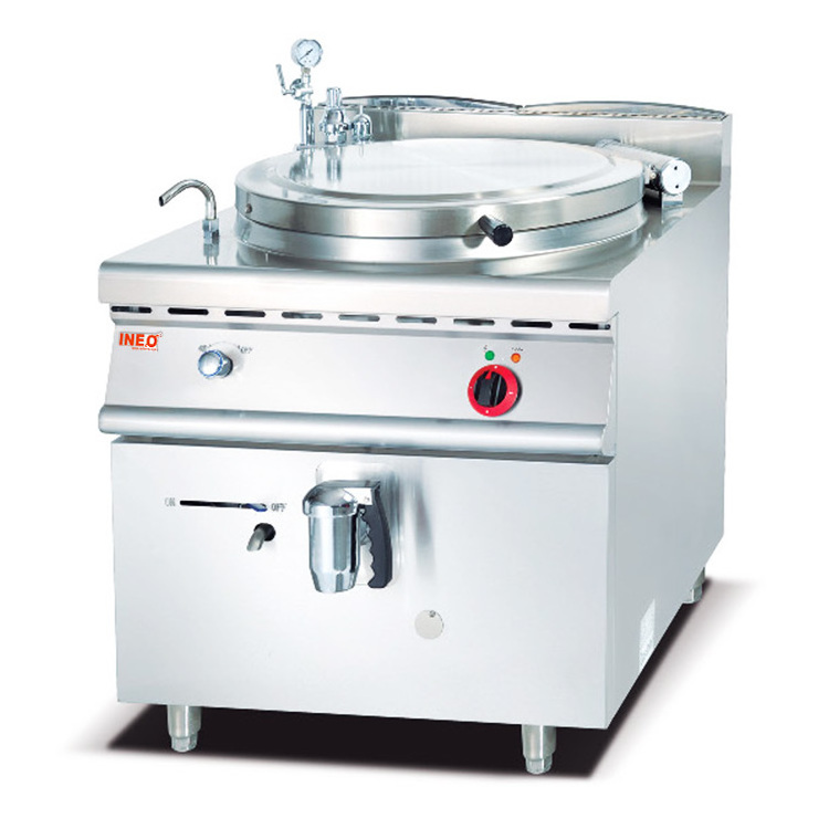 Hotel Restaurant Kitchen Commercial Industrial Stainless Steel Cooking Equipment 100L Electric Soup Steam Kettle