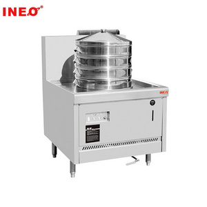 Restaurant High Efficiency Stainless Steel Gas Commercial Dim Sum Steamer/Dumpling Steamer