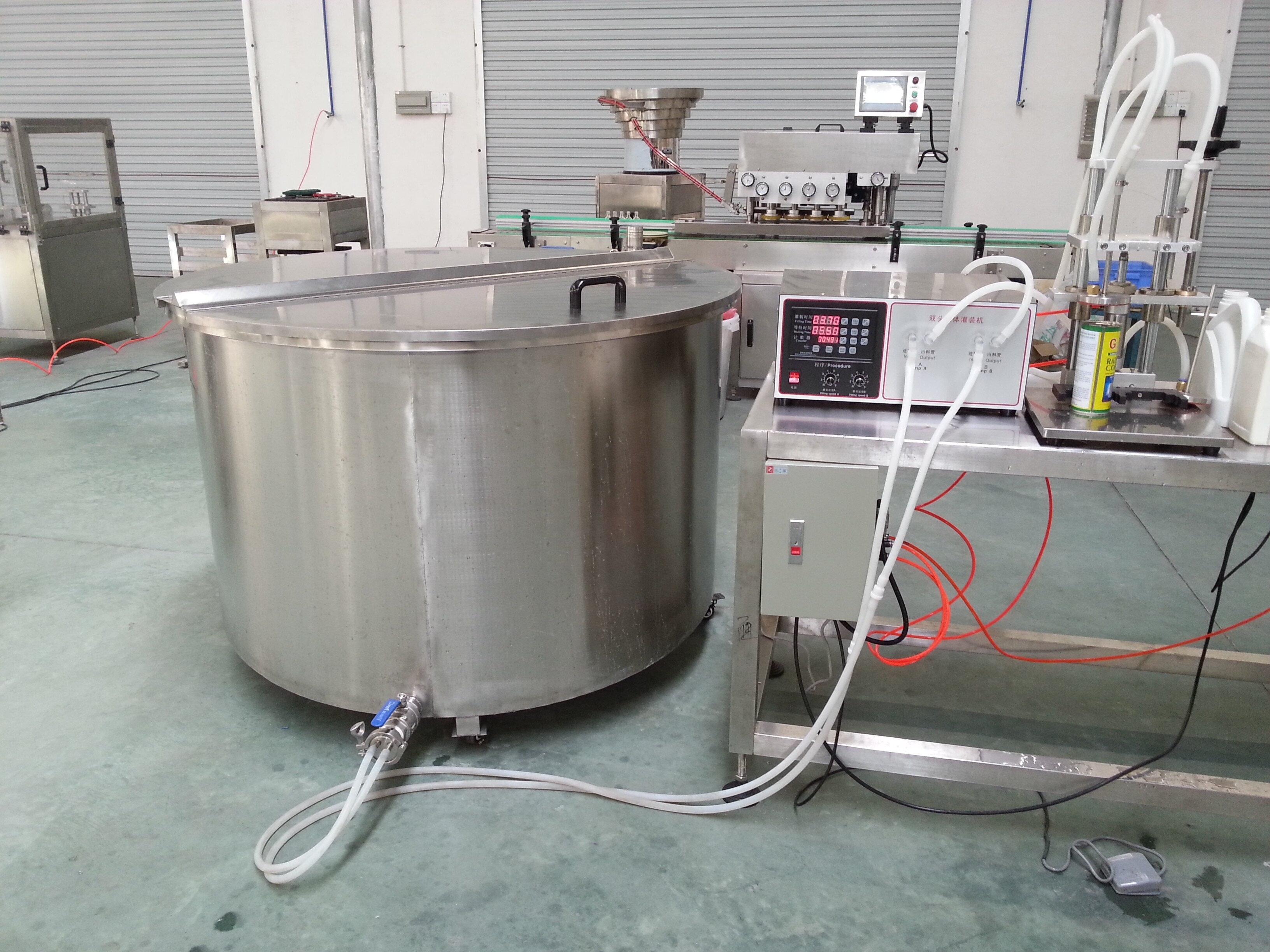 Peanut Butter And Salad Dressing Filling Machine Mayonnaise Filling Machine Easy To Operate