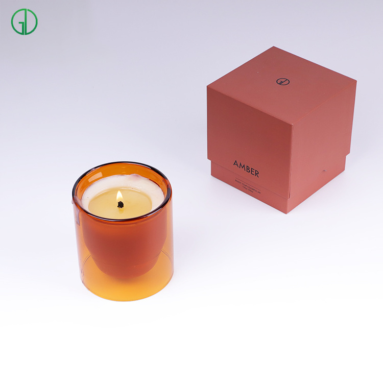 Best sell products Custom Logo 8OZ 10OZ 14 oz Container Thick Empty Frosted Glass Candle Jars With Lid For Candle Making