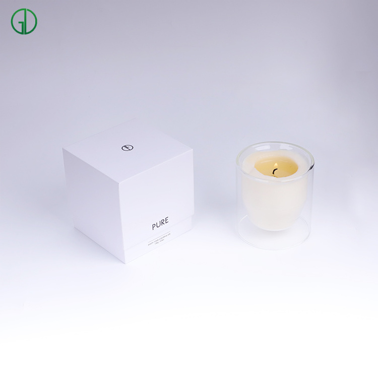 Best sell products Custom Logo 8OZ 10OZ 14 oz Container Thick Empty Frosted Glass Candle Jars With Lid For Candle Making