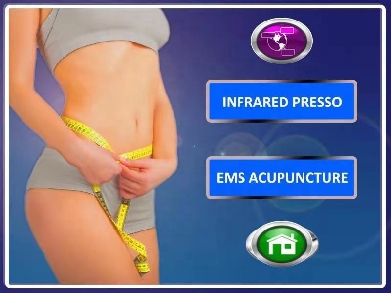 presoterapia lymphatic drainage machine 3 en 1 pressotherapy ems infrared