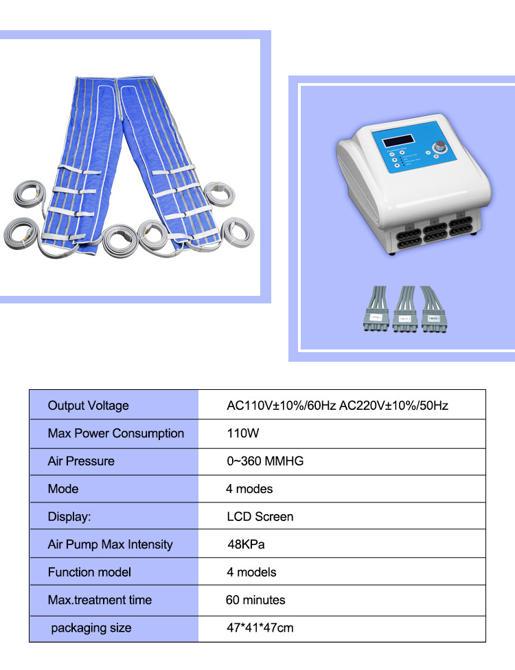 Professional massage pressotherapy boots lymphatic drainage presstherapy pressotherapie device pressoterapy presoterapia machine