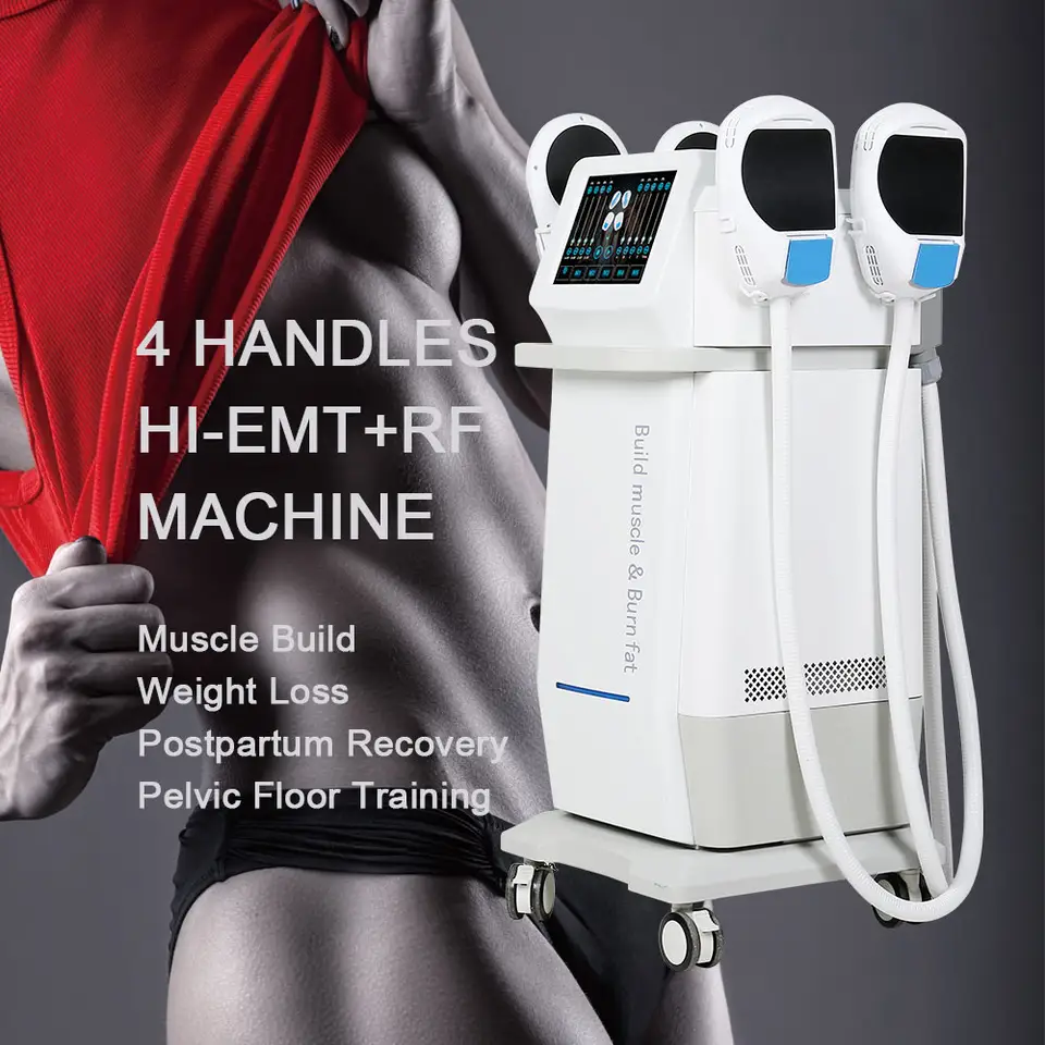 Best Selling Fat Burns Machine Ems Muscle Sculpt Machine Ems Trainer Ems Slimming Machine With Rf