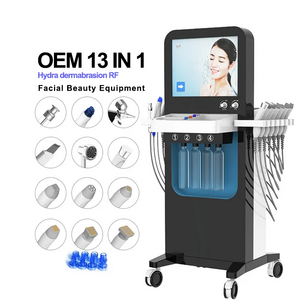 Anti Aging Fractional Rf Skin Tightening Ems Bio Rf Face Lift With Led Light Jet Peel Hydro Dermabrasion Machine Facial care