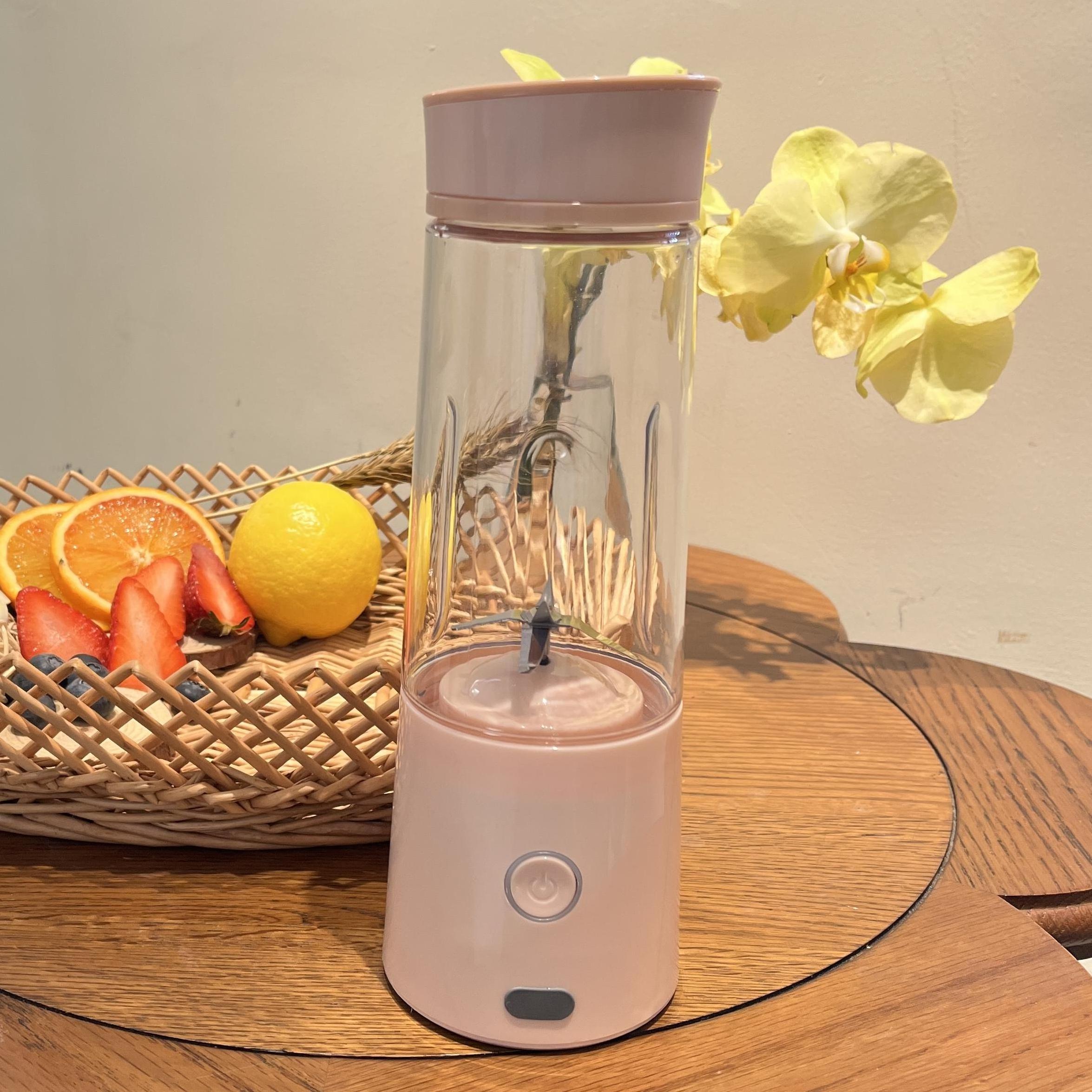 Personal cordless portable mini size blender juice high power ice crushing 6 stainless steel blades USB blenders