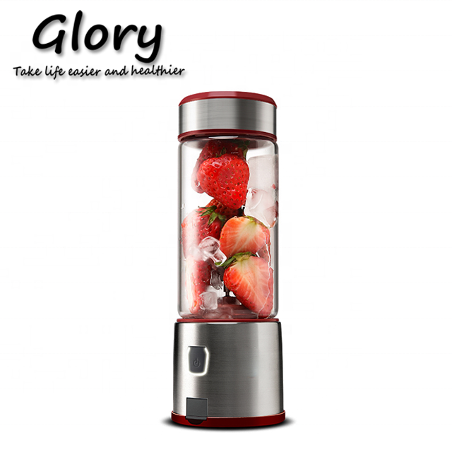 Ice crushing stainless steel usb rechargeable blender mixer personal juicer mini blender usb portable blender