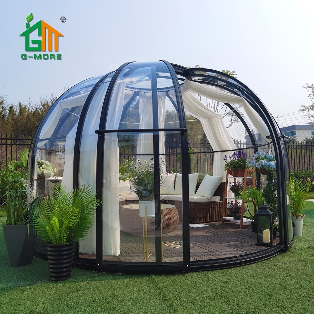 Luxury dome polycarbonate tent resort transparent solid PC outdoor activity dome house