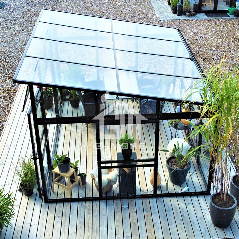 G-More Elegant Pent Roof Glass Sunroom Glasshouse