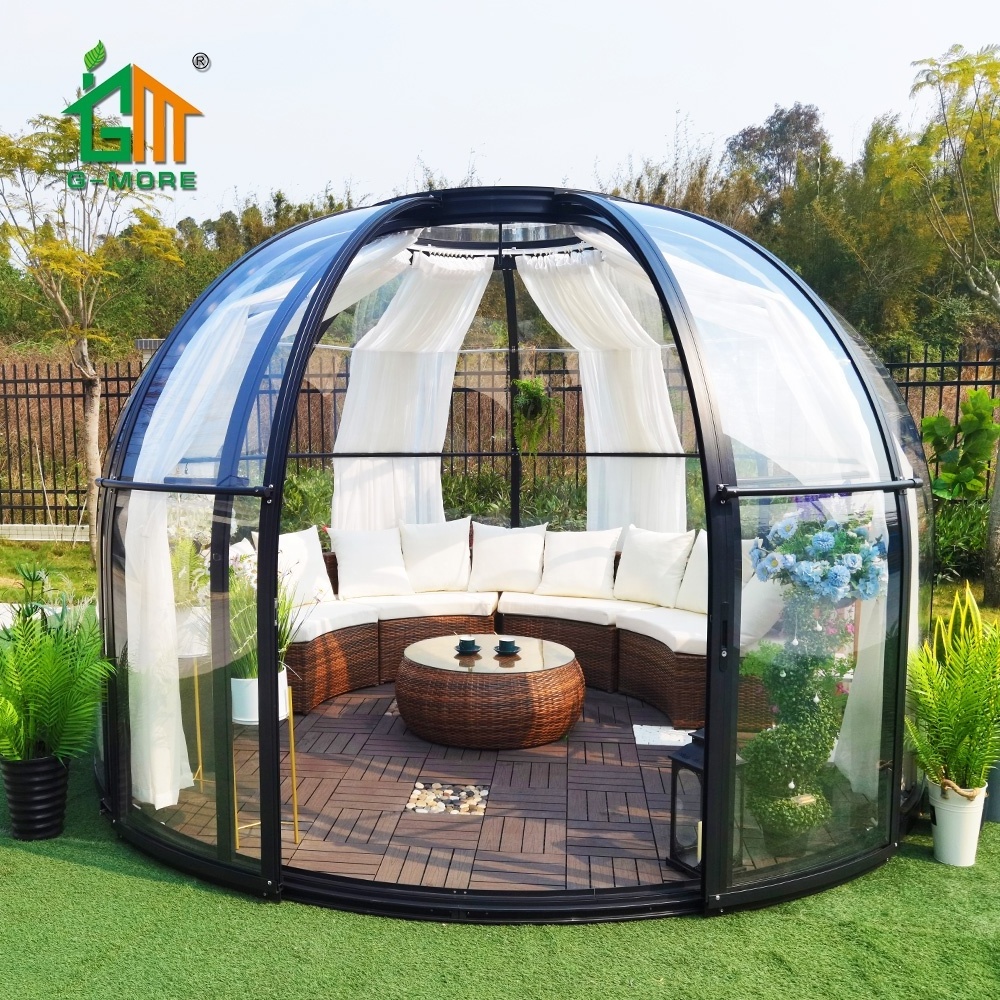 Luxury dome polycarbonate tent resort transparent solid PC outdoor activity dome house