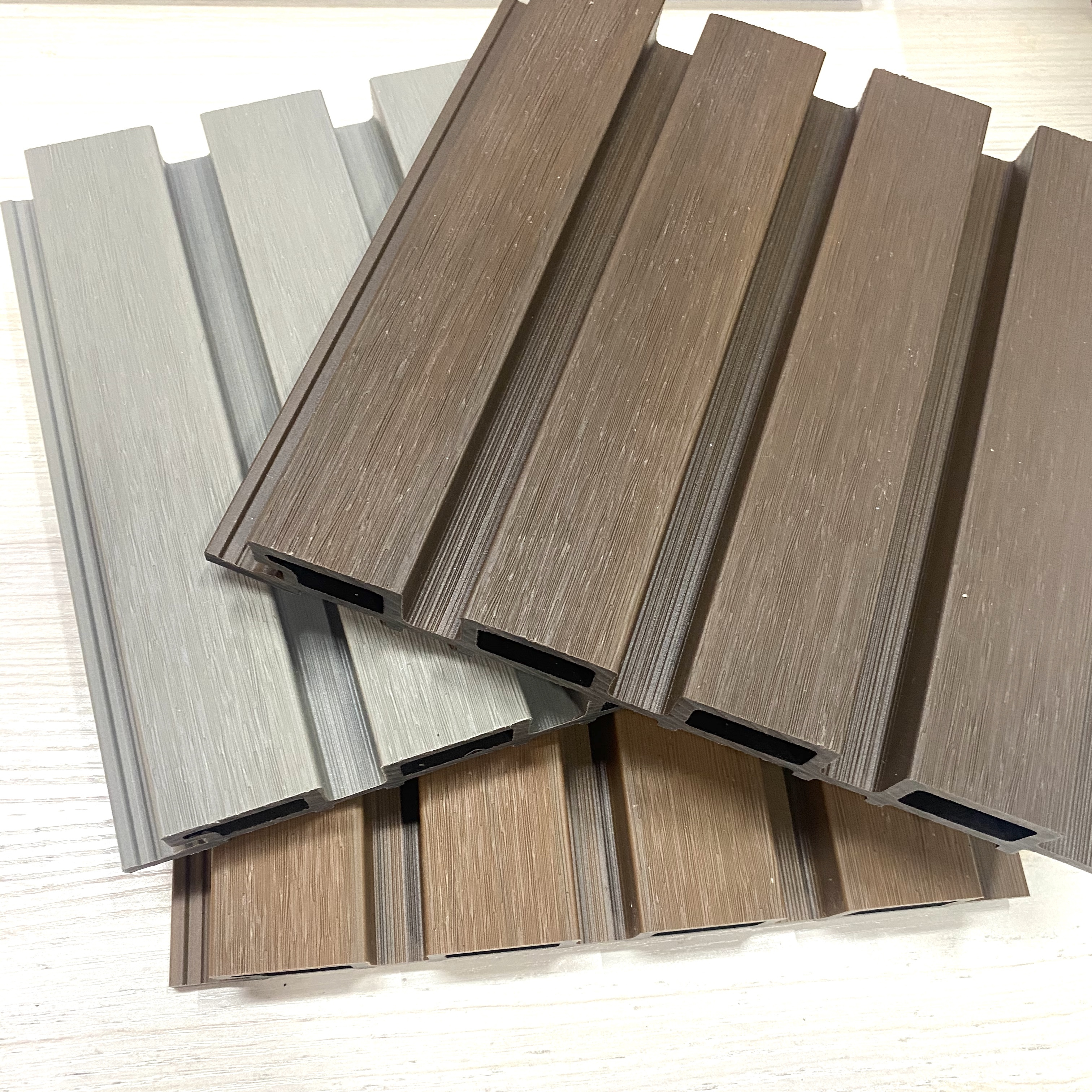 Outdoor Decorative WPC Wall Panel Exterior Anti-UV Wall Cladding ...