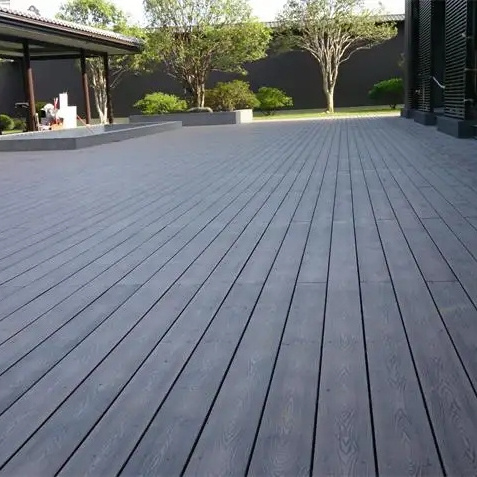 Outdoor 100 percent Raw Material Anti-UV Waterproof  Wood Plastic Composite Decking Timber Wpc Decking