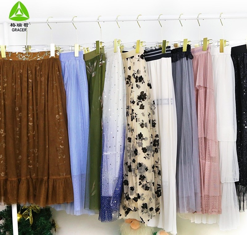 Long Skirts For Women Used Clothing Bales 45kg Second Hand Clothes Ukay Ukay Bales From thailand