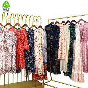 Wholesale Used Ladies Silk Dress Import Used Clothes To In India Ukay Ukay Bale Dress Second Hand Clothing