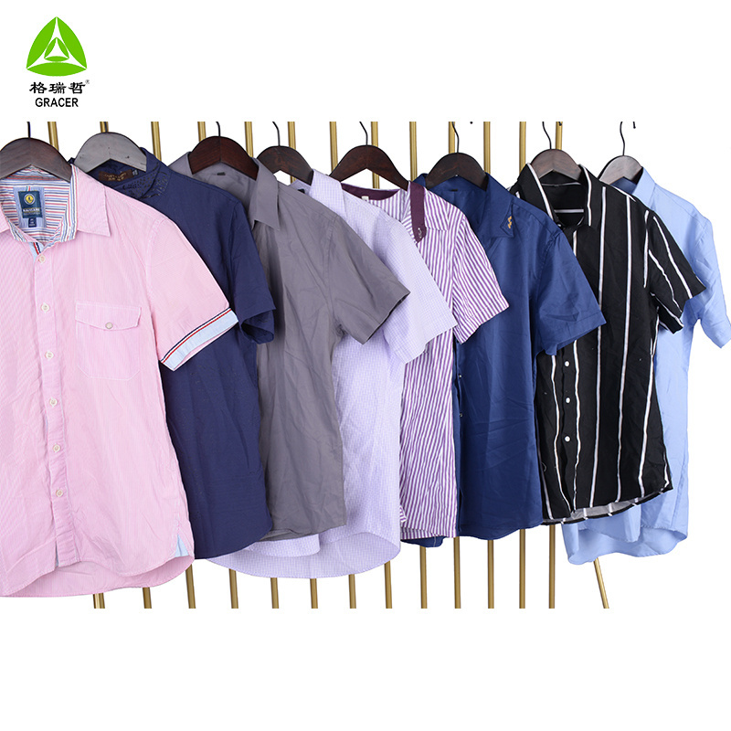 Second Hand Clothes Used Men Shirt Per Kg Asian Used Clothes