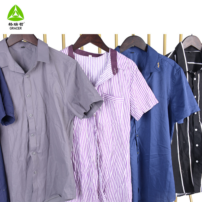 Second Hand Clothes Used Men Shirt Per Kg Asian Used Clothes