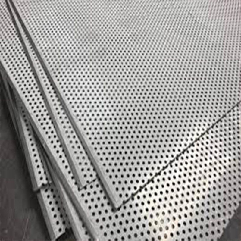 Round hole punched stainless steel perforated metal sheet decorative stainless steel perforated sheet