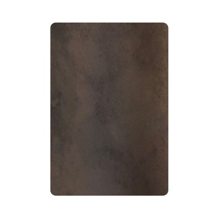 Antique Laminate Etching Bronze stainless steel color brass sheets stainless steel wall panel for sale