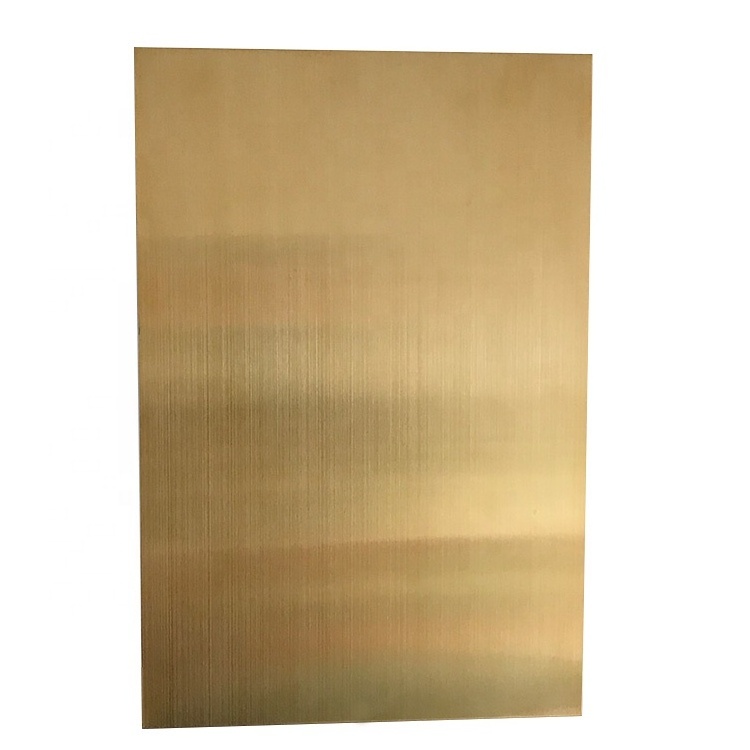 JIS golden hairline  2mm 3mm anti fingerprint  hairline stainless steel 304 sheet manufacturer decoration  for india market