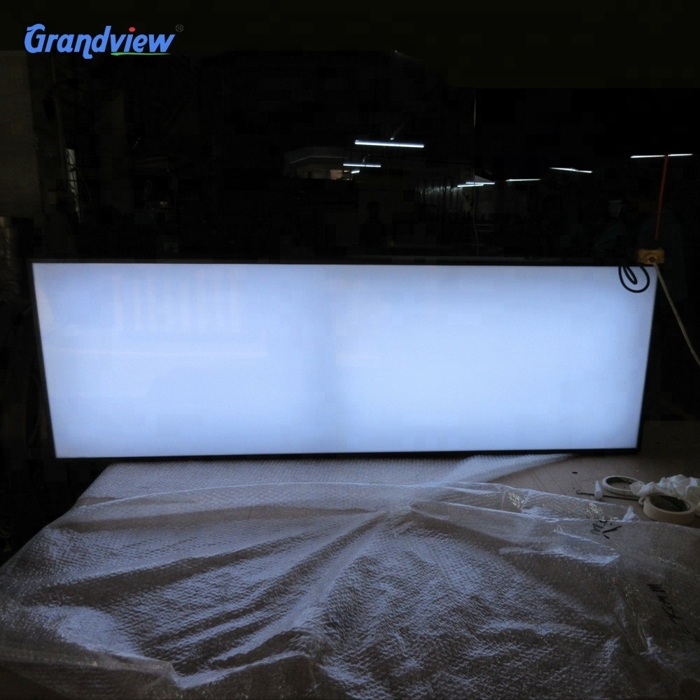 Double-sided led illuminated sign unprinted acrylic faceplate light box