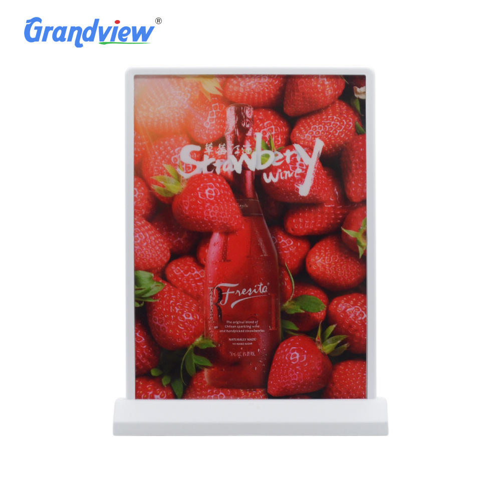 Curve Aluminum Snap Frame LED Light Box Black Frame Slim Advertising light Box