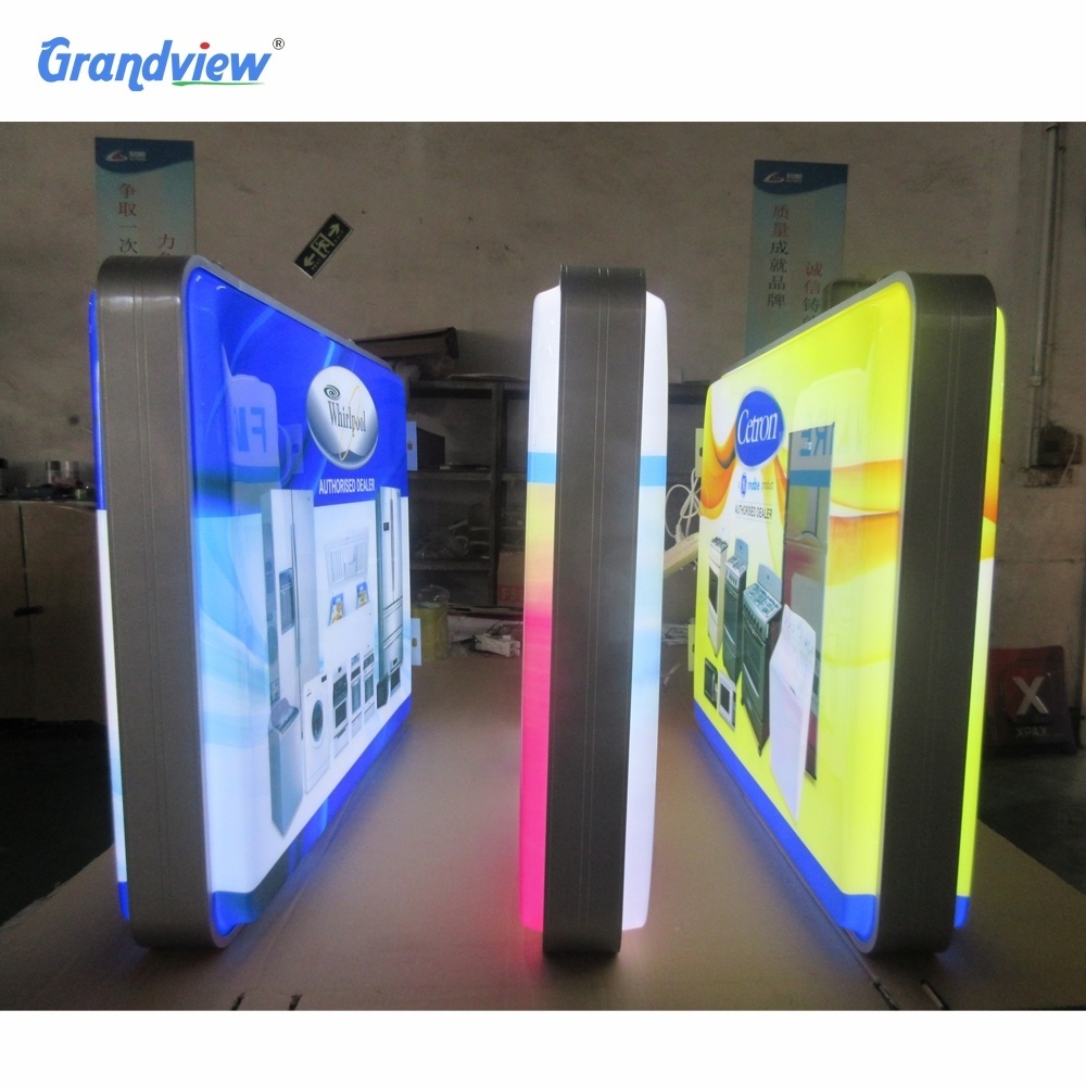 Outdoor illuminated pub sign board double side advertising acrylic plastic projecting modular electric light box panel