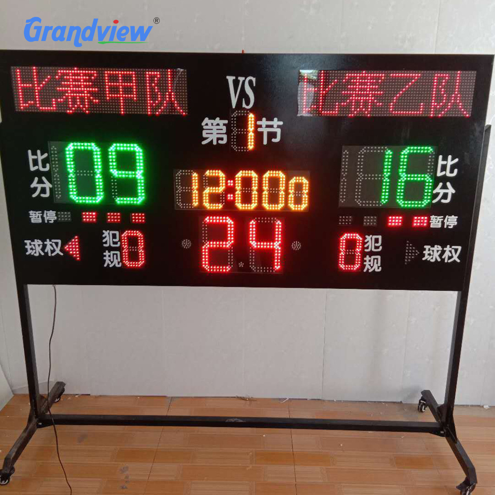 Widely Used Scoreboard Electronic Billiards LED Portable Cricket Digital Numbering Score Board for Sale