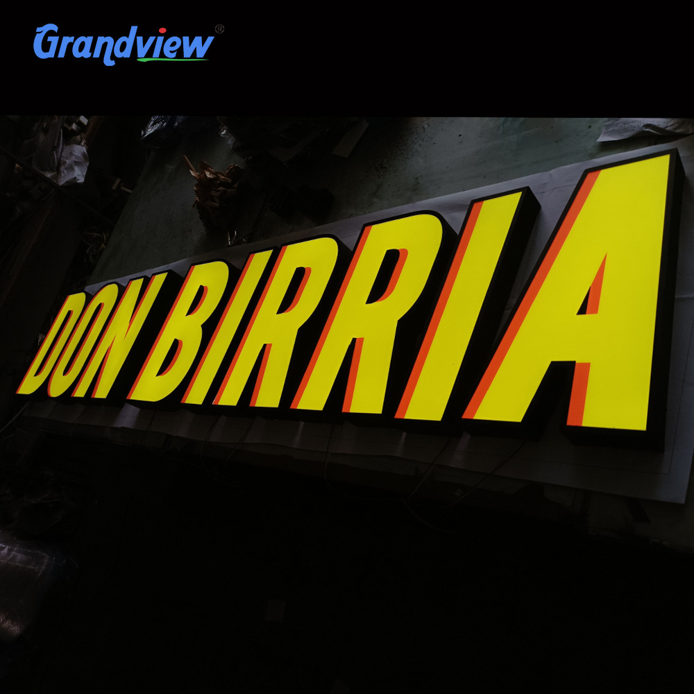 outdoor store /Company brand logo 3D Led lighted letter sign