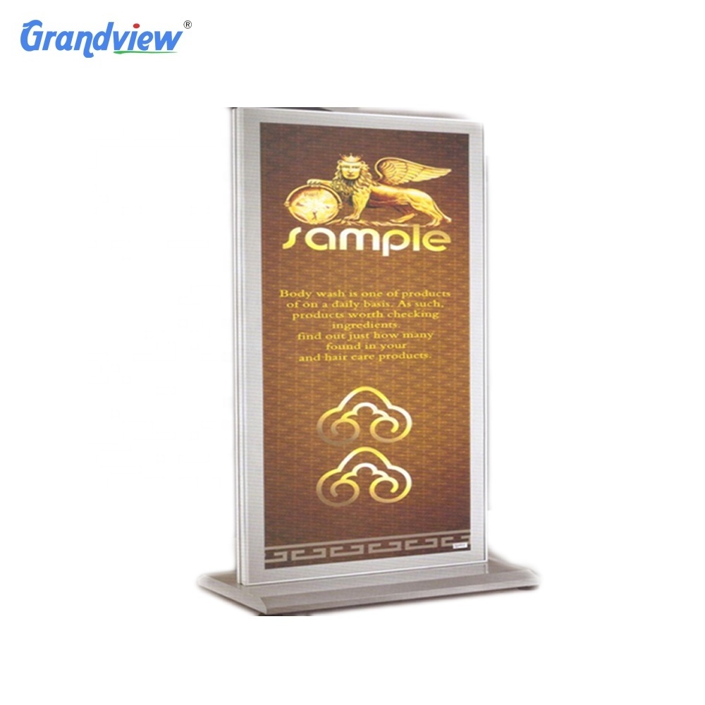 Bus shelter advertising equipment led backlit poster frame rotating billboard