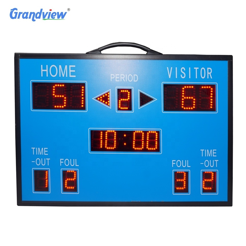 Hot sale product outdoor waterproof electric scoreboard wireless remote control led cricket digital scoreboard