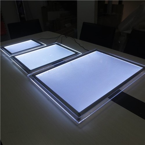 newest a0 a1a2 a3 a4 led light inside crystal acrylic photo frame