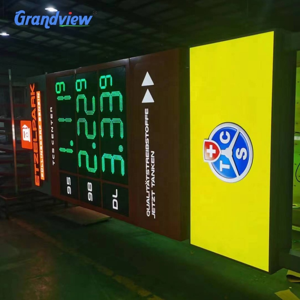 large outdoor gas station advertising petrol station equipment