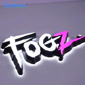 Outdoor advertising customized 3D acrylic letter sign ce certificate