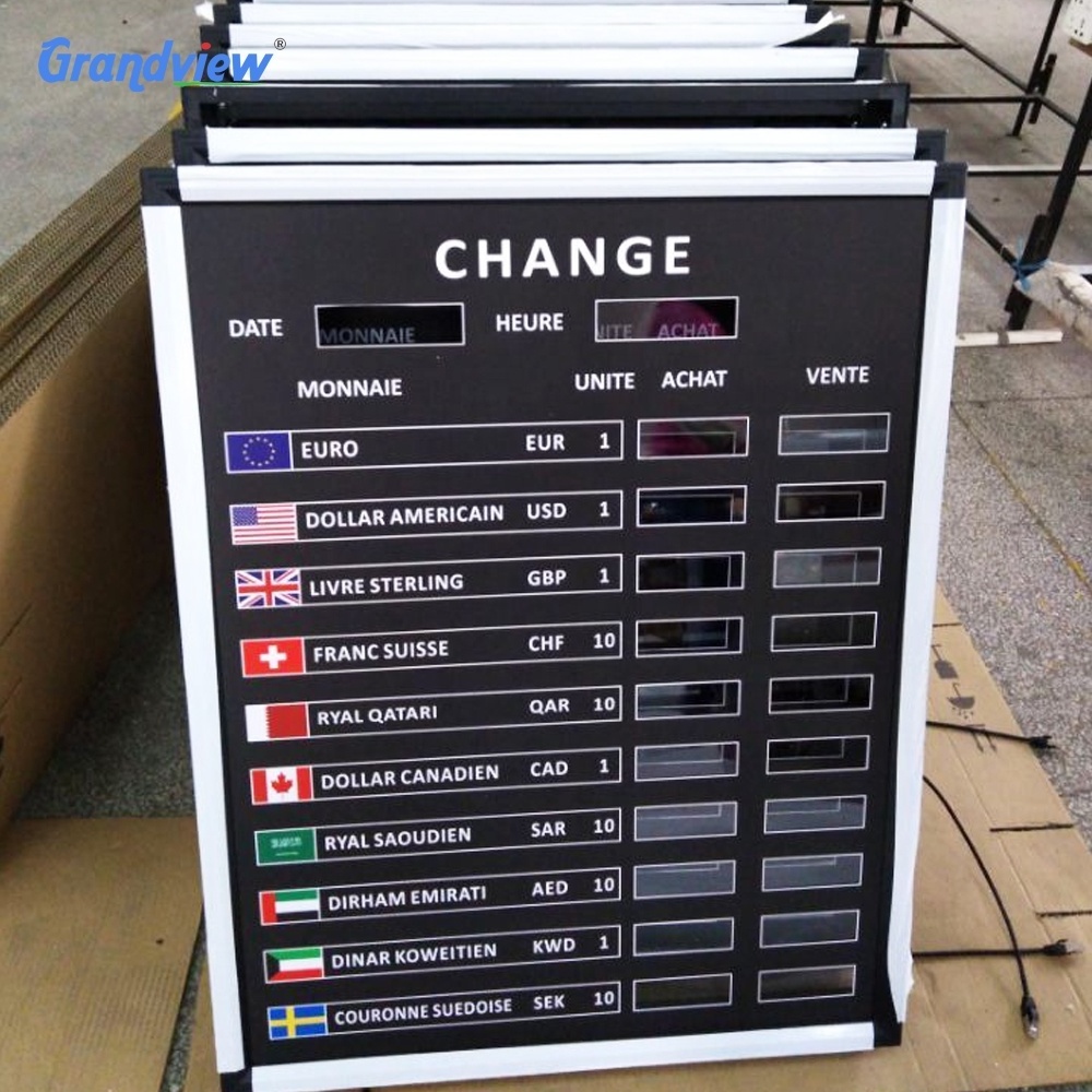 8' 12' indoor led gold rate display /exchange rate /number board