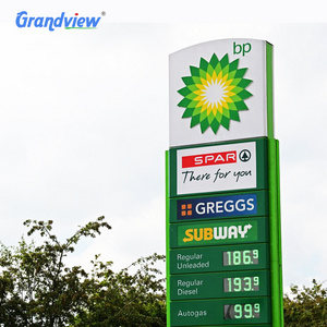 large outdoor gas station advertising petrol station equipment