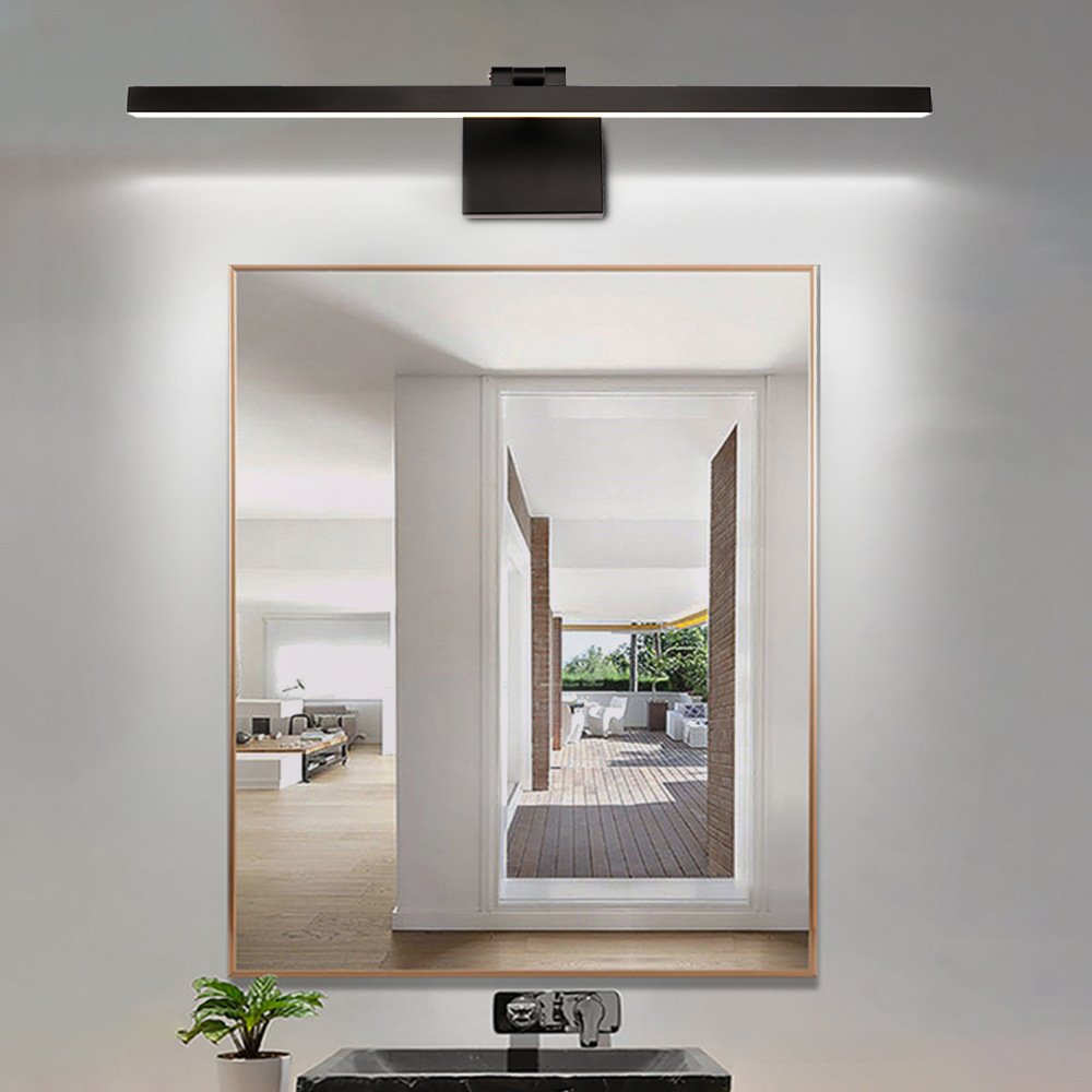 Waterproof Aluminum Adjustable LED Bathroom Mirror Cabinet Front Lamp Wall Surface Mount Makeup Vanity Light