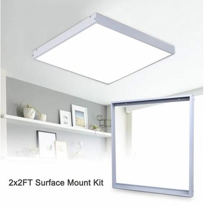 Square ultra-thin border panel light, flat backlight 600x600 indoor light, LED ultra-thin embedded ceiling light fixture