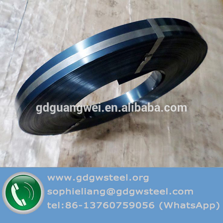 High carbon strip steel CK67 CK75 blue hardened and tempered spring steel strip spring for roller door