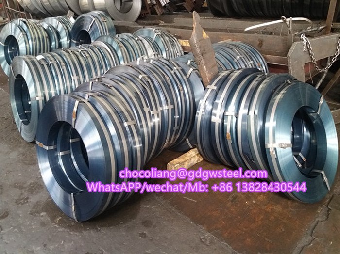 C67 spring steel blue tempered shutter spring steel band strips for cold rolled spring tape 65Mn