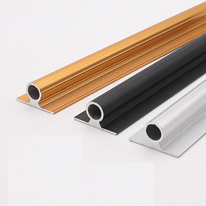 Furniture cabinet doors kitchen Handles Aluminum Kitchen Cabinet Doors Frame Extrusion Aluminium Profile