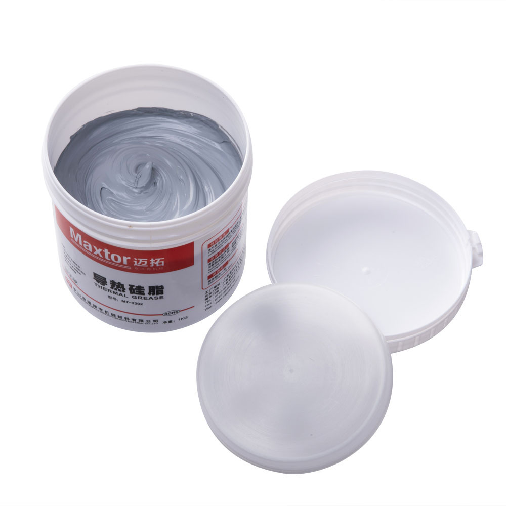 Conductive Grease Grey for LED Heatsink Thermal Silicon MT3202 Electrical High Thermal Silicone Wholesale 1kg Thermal Compound